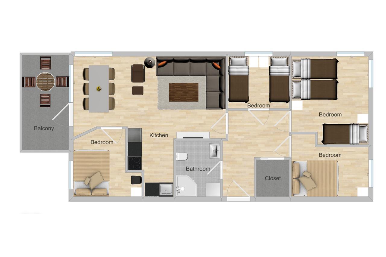 Sonderland Apt - Platous Gate 31 오슬로 객실 사진